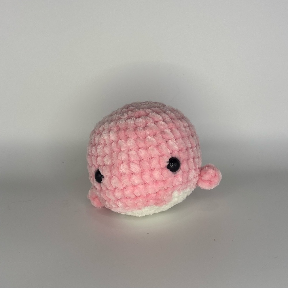 Handmade Crochet Whale Plushie